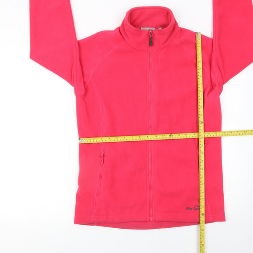 Peter Storm Womens Pink Fleece Full Zip Jacket Size 12