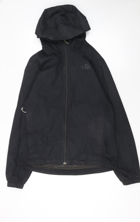 The North Face Mens Black Medium Hooded Waterproof Jacket