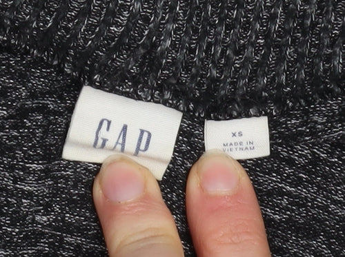 GAP Women’s Grey Open Front Knit Cardigan XS Lightweight Casual