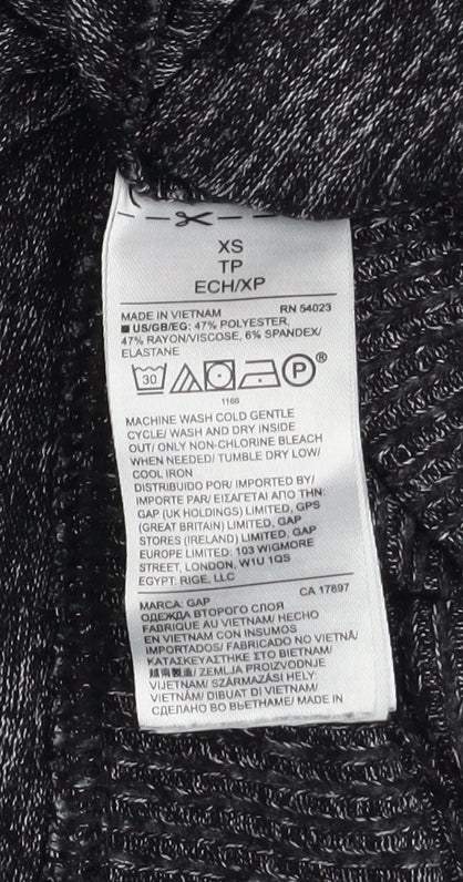 GAP Women’s Grey Open Front Knit Cardigan XS Lightweight Casual