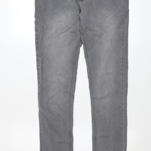 Denim Co Men’s Grey Super Skinny Jeans W32 L34 Stretch Denim