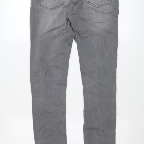 Denim Co Men’s Grey Super Skinny Jeans W32 L34 Stretch Denim