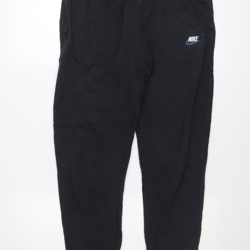 Nike Men's Black Jogger Fleece Trousers Size M Regular Fit