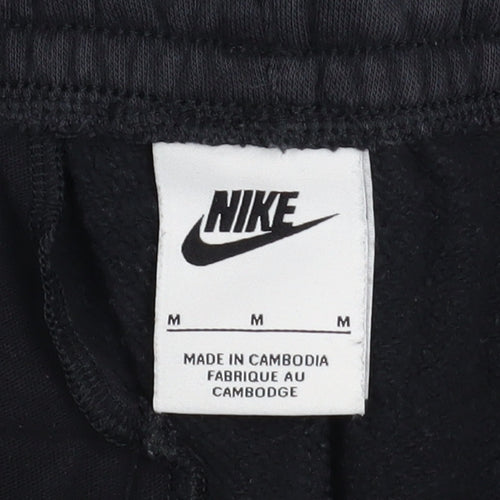 Nike Men's Black Jogger Fleece Trousers Size M Regular Fit