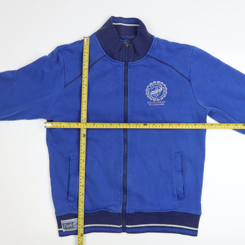 Diesel Jeans Men's Blue Medium Track Jacket Full Zip Casual Sportswear