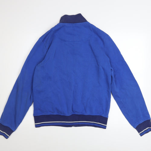 Diesel Jeans Men's Blue Medium Track Jacket Full Zip Casual Sportswear