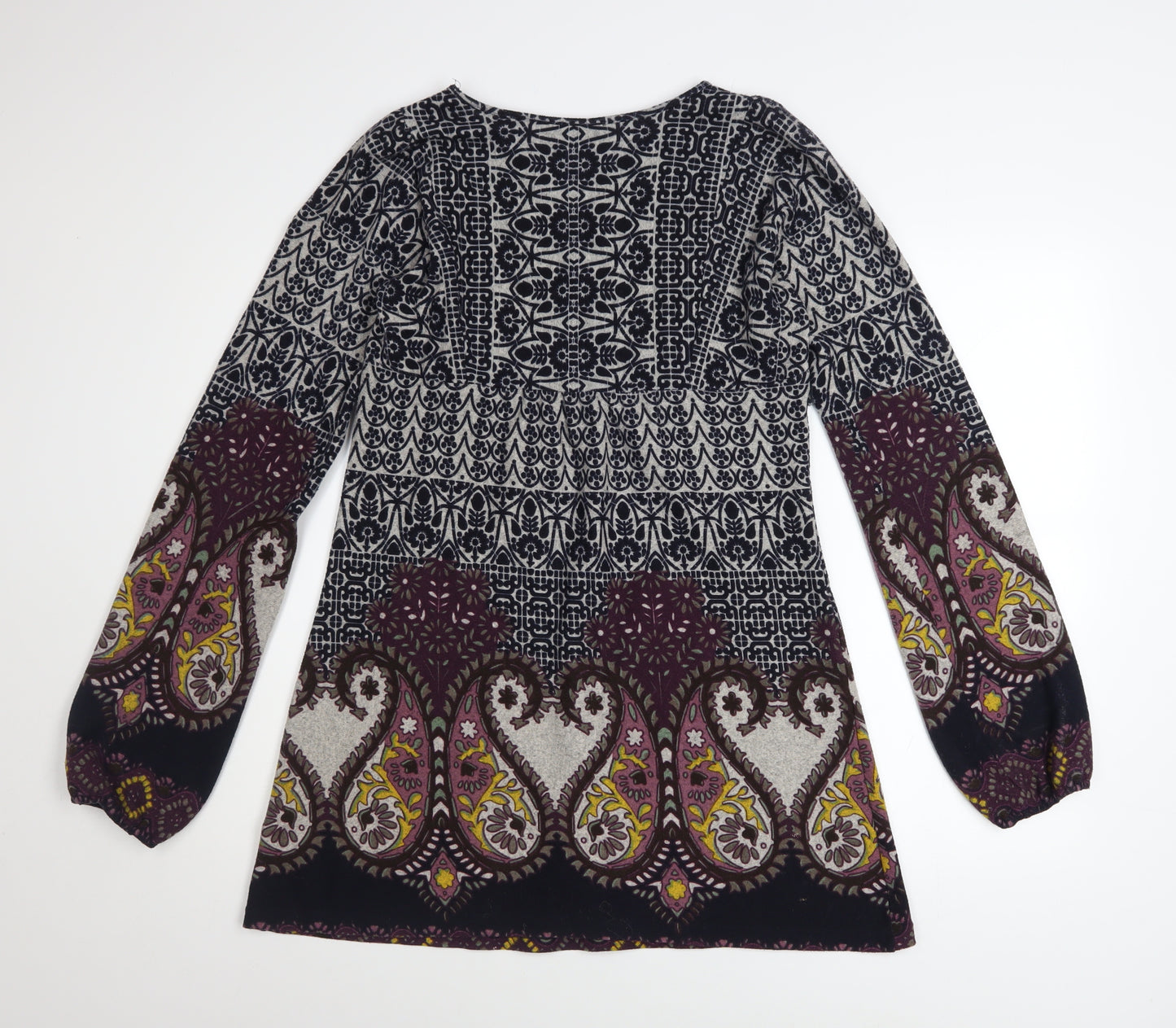 New Look Women’s Multicoloured Paisley Shift Dress Size 8