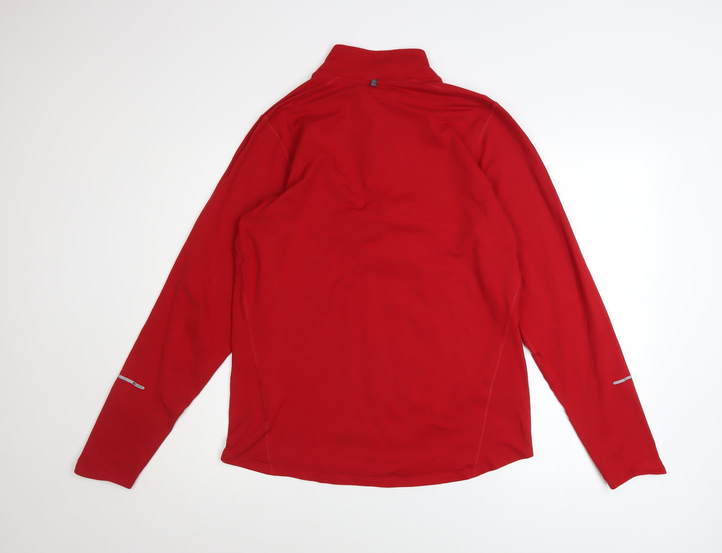 Nike Men's Red Dri-FIT 1/2 Zip Running Sweatshirt Size M