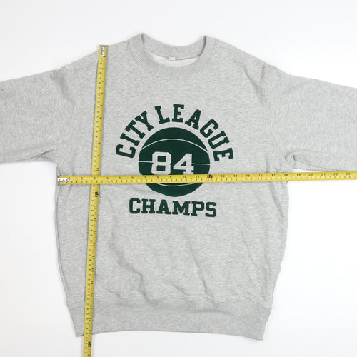 Uniqlo Boys Grey City League Champs Pullover Sweatshirt 13 Years