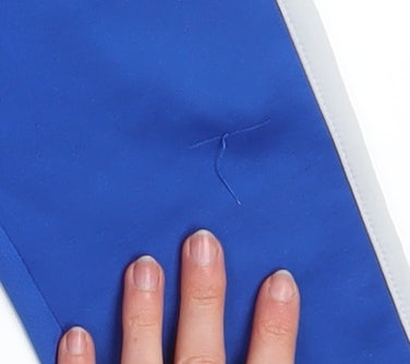 DFND Men’s Blue Black Track Jacket Size S Polyester Full Zip