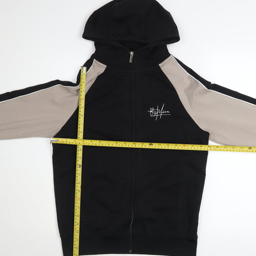 883Police Men's Black Beige Full Zip Hoodie Size S Regular Fit