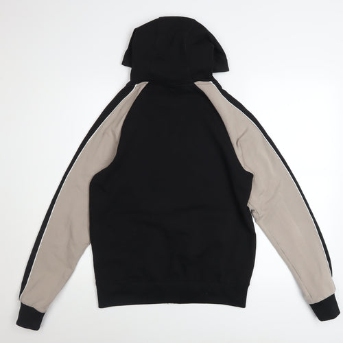 883Police Men's Black Beige Full Zip Hoodie Size S Regular Fit