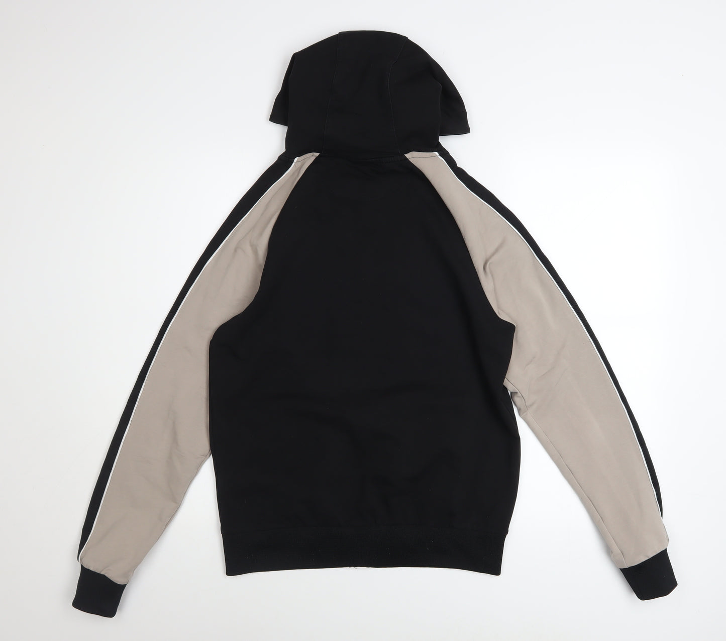 883Police Men's Black Beige Full Zip Hoodie Size S Regular Fit