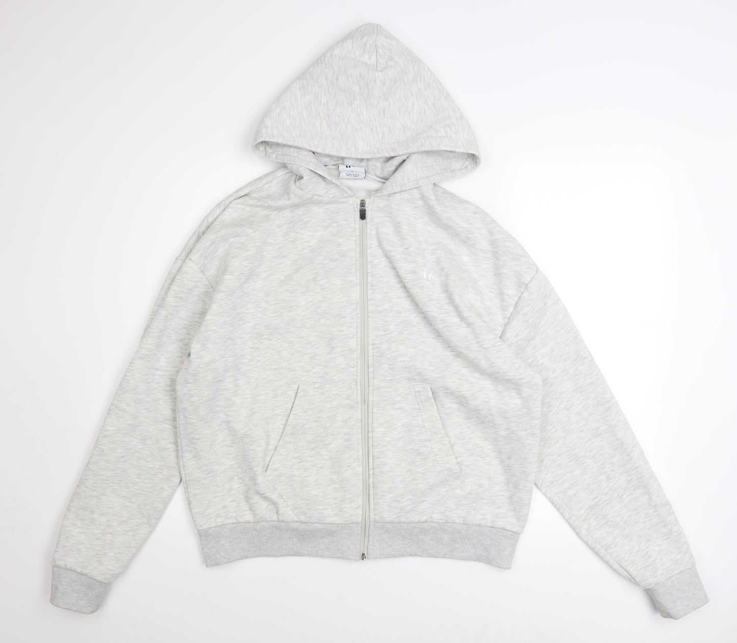 MP Men's Grey Full Zip Hoodie Size M Regular Fit