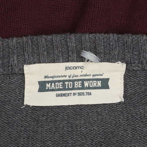 Jacamo Men’s Multicoloured 3XL Fair Isle Cotton Jumper