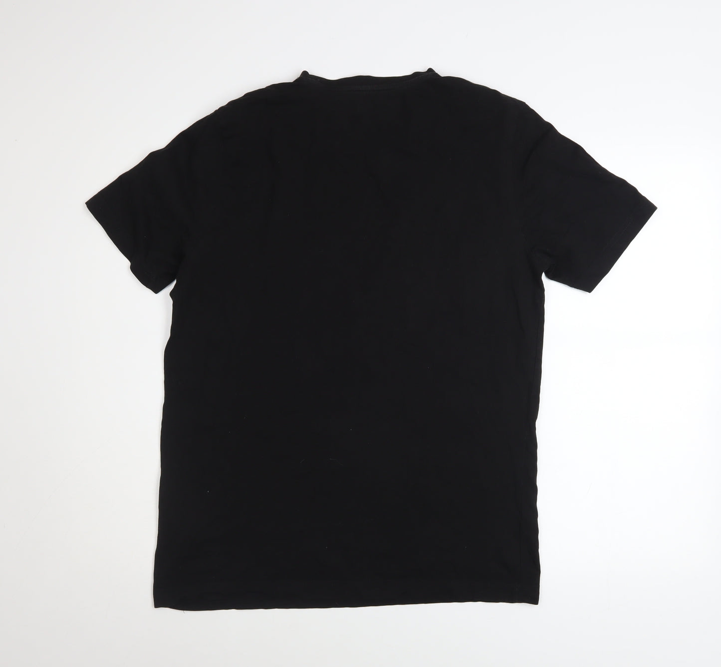 Puma Men's Black Graphic Sports T-Shirt Size M