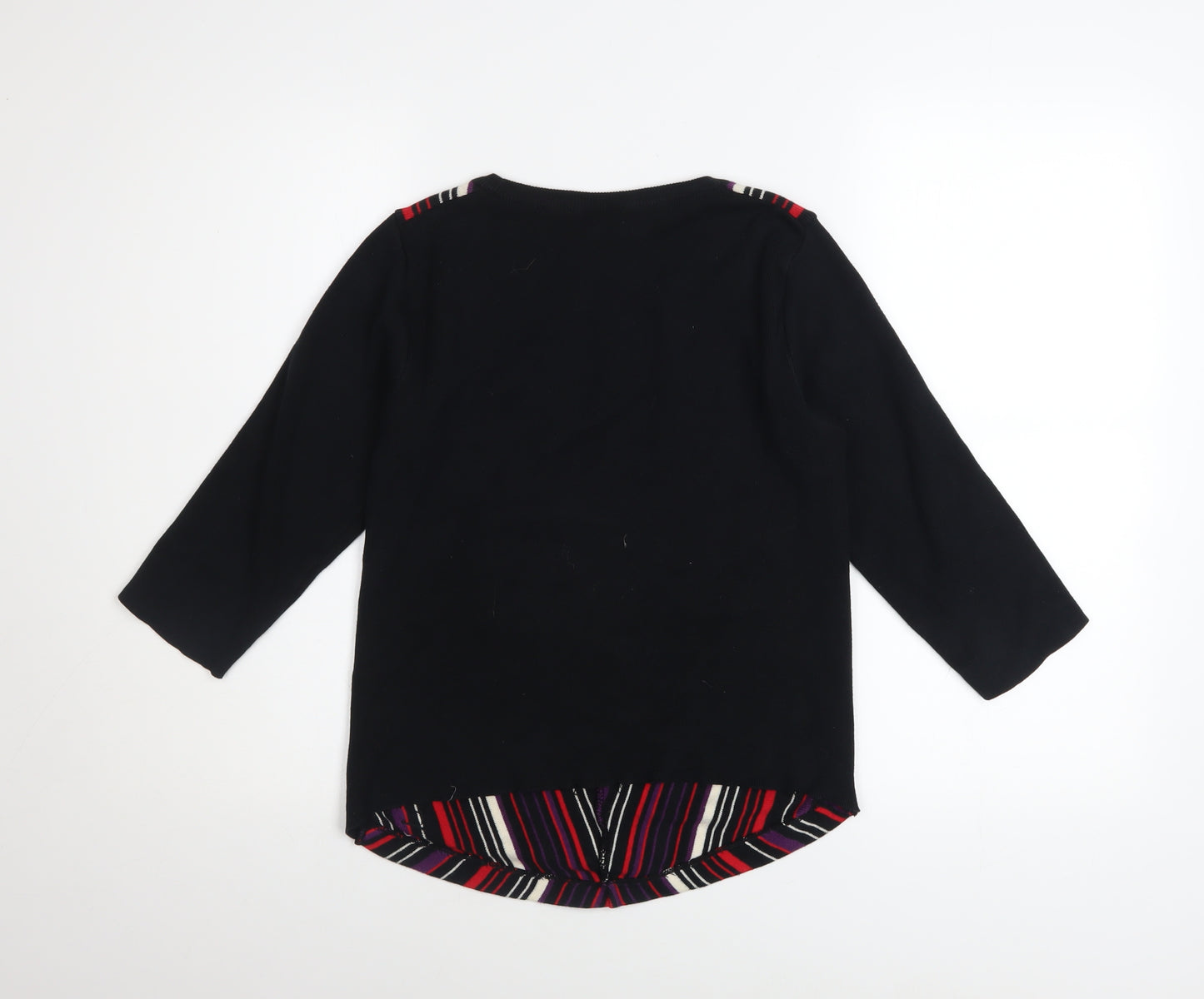 Boxfresh Womens Multicoloured Striped Cotton Pullover Jumper Size L