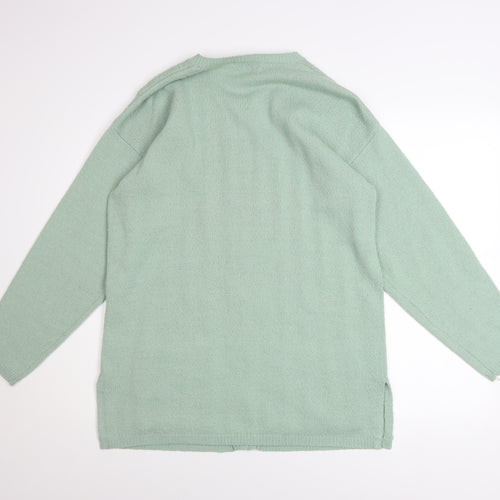 Akal Collection Women’s Green Long Sleeve Acrylic Cardigan L