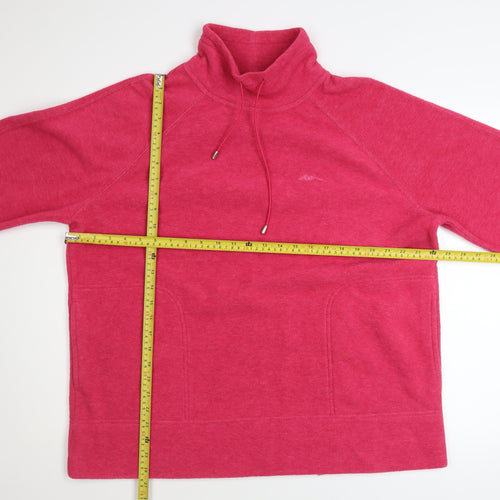 East Women’s Pink Pullover Fleece Sweatshirt Size 16