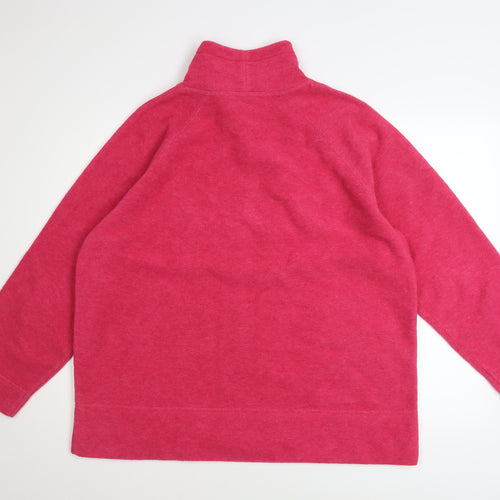 East Women’s Pink Pullover Fleece Sweatshirt Size 16
