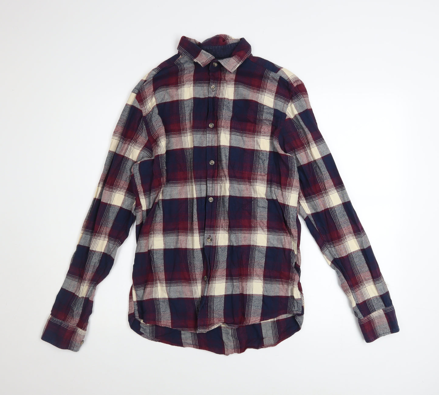 Cedar Wood State Men's Multicoloured Check Flannel Shirt Size M