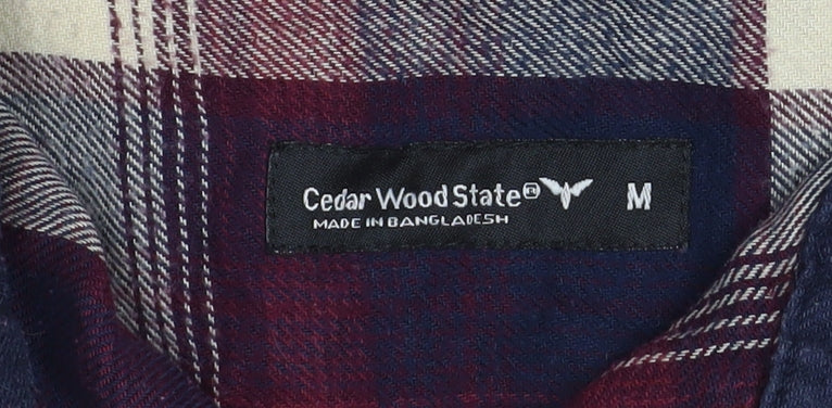 Cedar Wood State Men's Multicoloured Check Flannel Shirt Size M