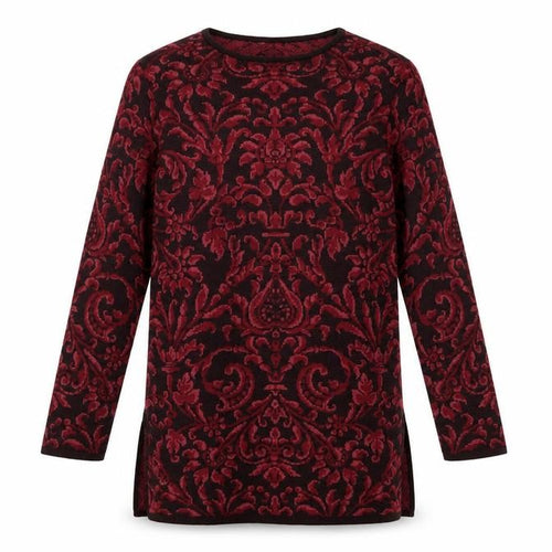 Marks and Spencer Women Red Paisley Knit Shift Dress Size 8