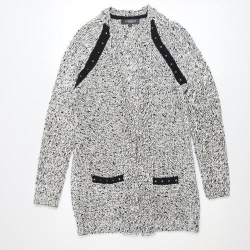 Marks and Spencer Women’s Grey Studded Open Knit Cardigan Size 10