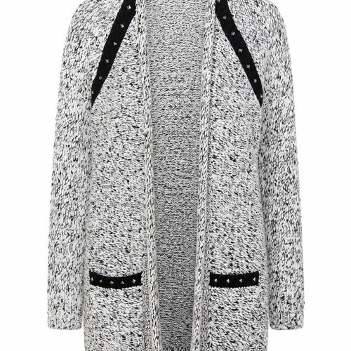 Marks and Spencer Women’s Grey Studded Open Knit Cardigan Size 10