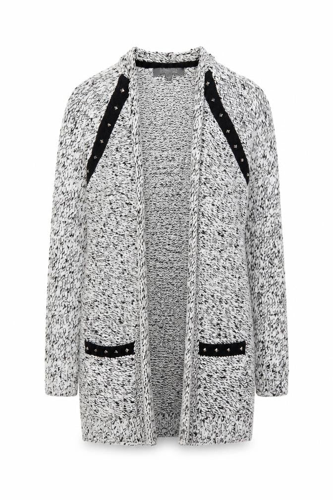 Marks and Spencer Women’s Grey Studded Open Knit Cardigan Size 10