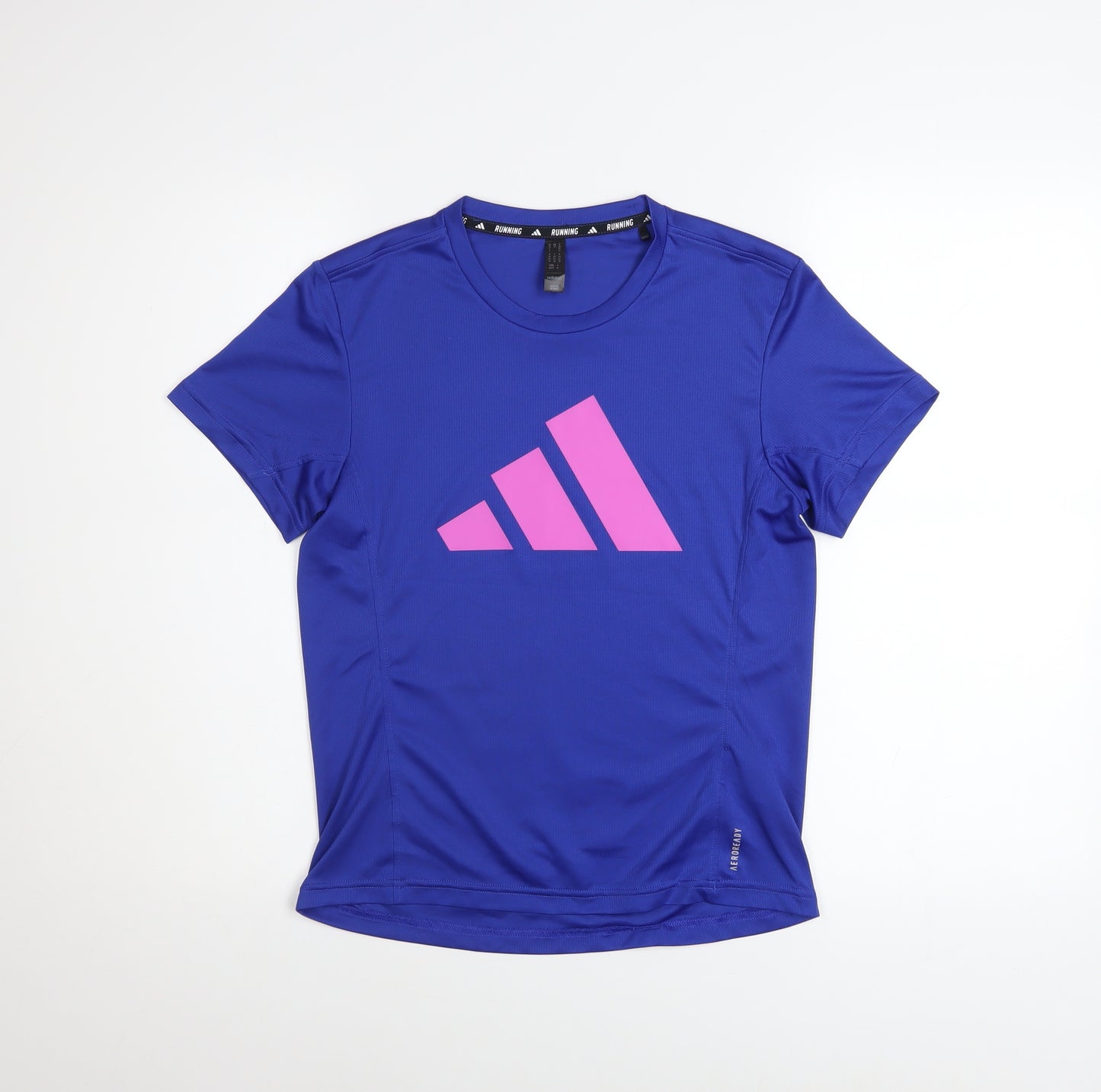 Adidas Womens Blue XS Running T-Shirt Lightweight Sports Top
