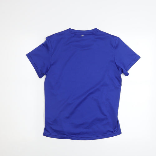 Adidas Womens Blue XS Running T-Shirt Lightweight Sports Top