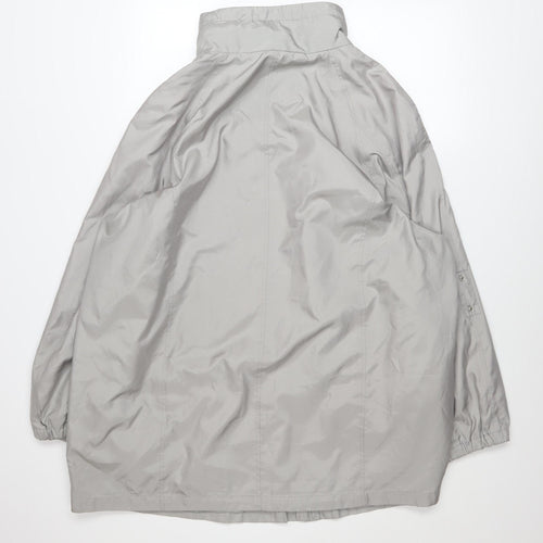 Windsmoor Women Grey XL Water Resistant Mid-Length Rain Coat Jacket