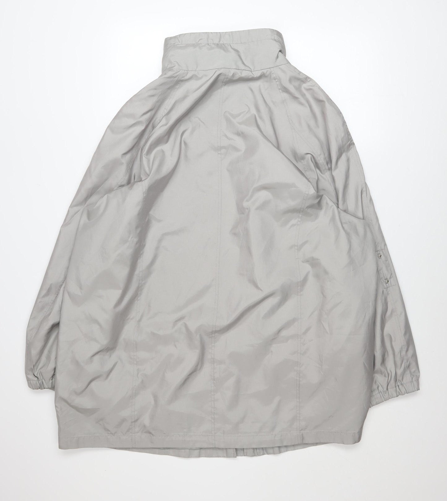 Windsmoor Women Grey XL Water Resistant Mid-Length Rain Coat Jacket