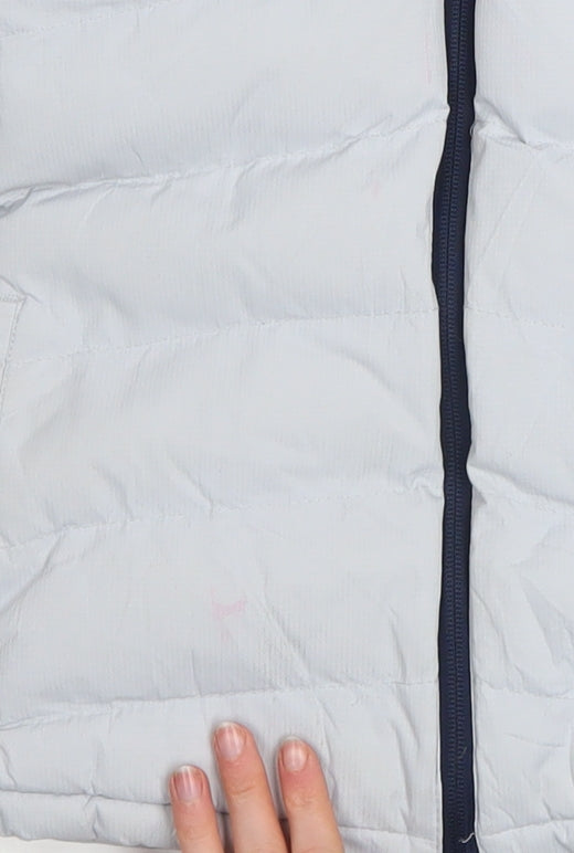 Trespass Girls Grey Waterproof Hooded Puffer Jacket Coat 5-6 Years