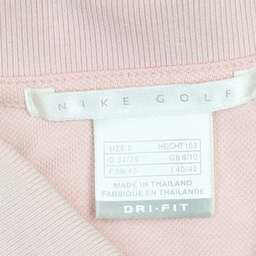 Nike Golf Women's Pink Sleeveless Polo Top Size S Dri-Fit Activewear
