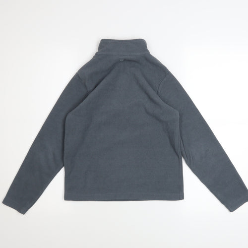 Mountain Warehouse Boys Grey Fleece 9-10 Years Half Zip Sweatshirt