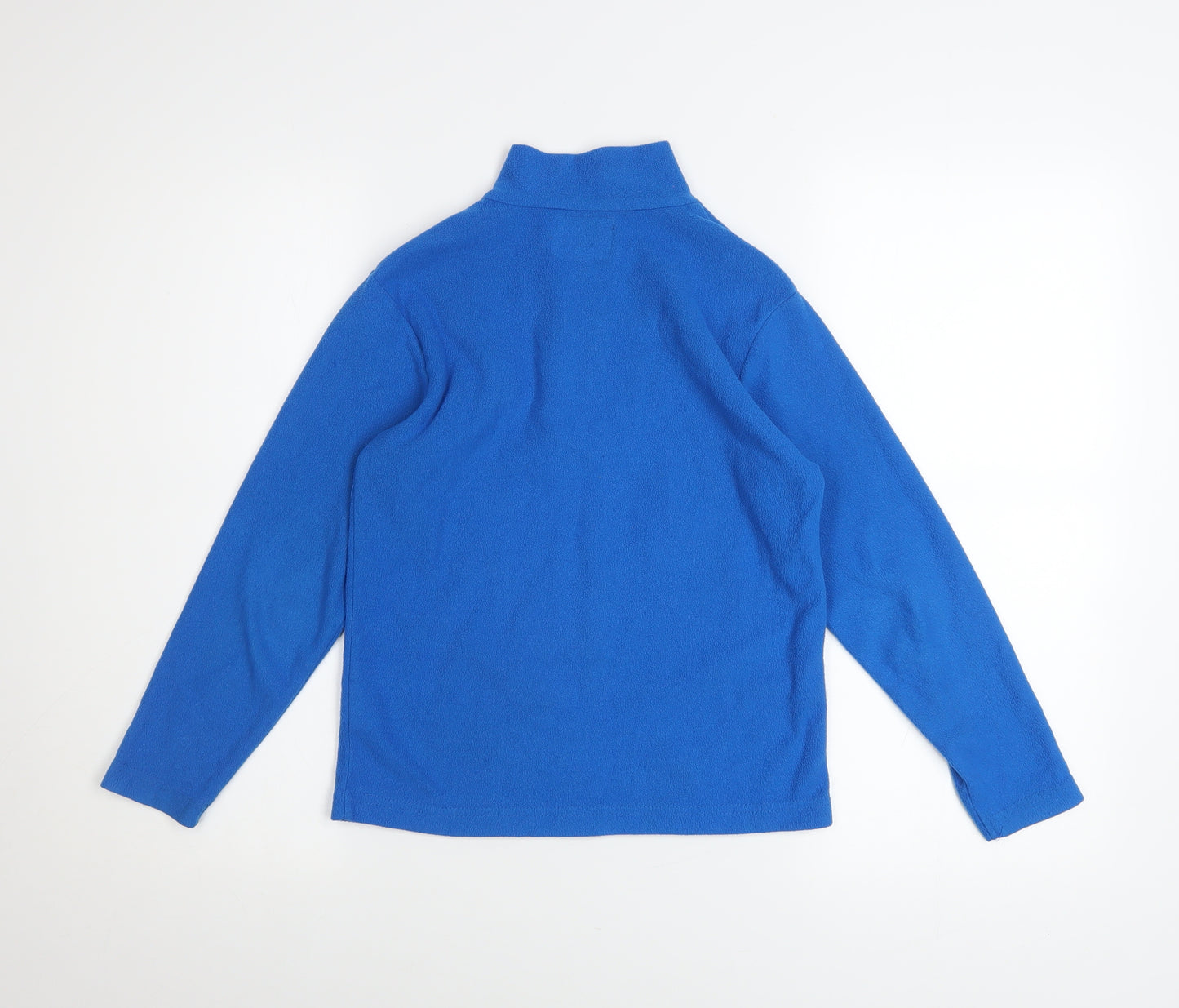 Mountain Warehouse Boys Blue Fleece 1/4 Zip Pullover Sweatshirt 9-10 Years