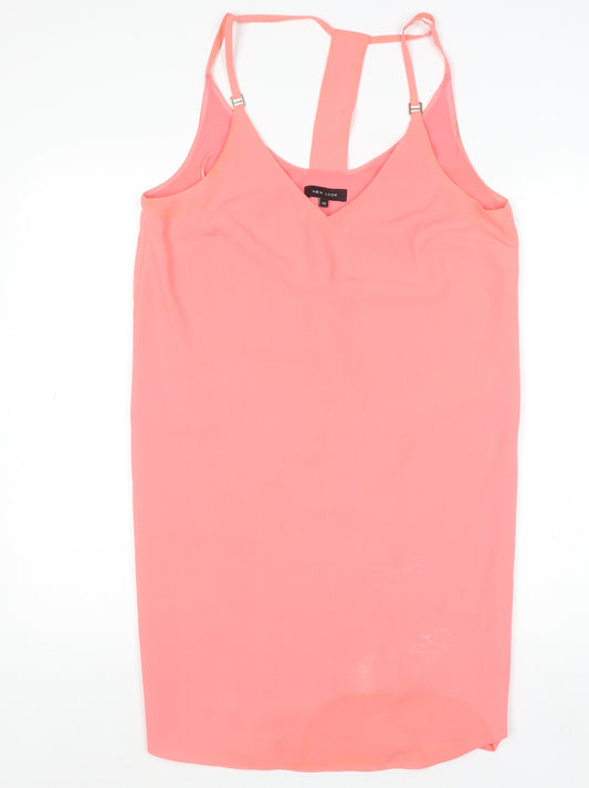 New Look Women’s Pink V-Neck Camisole Top Size 12
