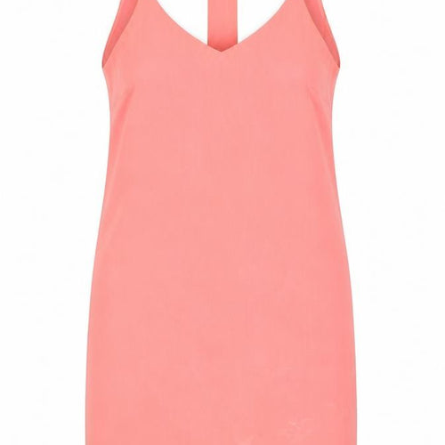 New Look Women’s Pink V-Neck Camisole Top Size 12