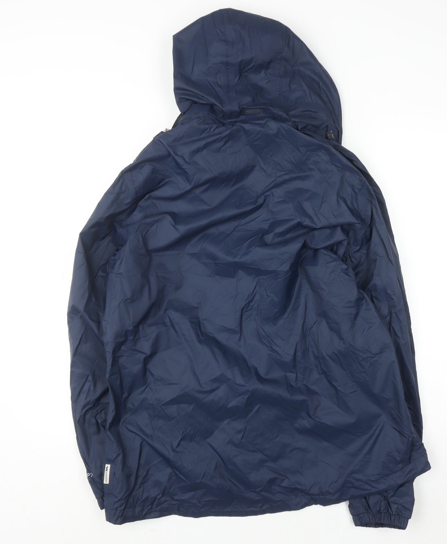 Trespass Womens Blue XL Waterproof Hooded Rain Coat Jacket