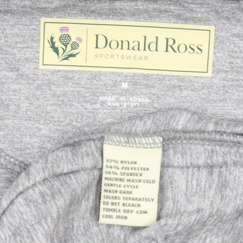 Donald Ross Men's Grey Sleeveless 1/2 Zip Golf Top Size M