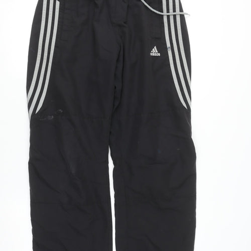 adidas Mens Black M Track Pants Regular Fit Sportswear