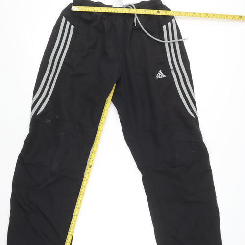 adidas Mens Black M Track Pants Regular Fit Sportswear