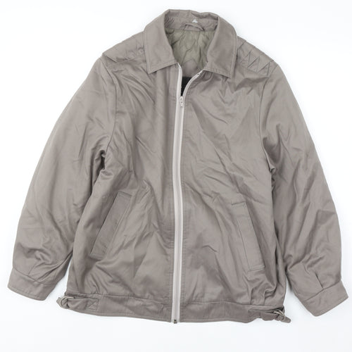Simon Blair Women’s Beige Full Zip Lined Casual Jacket Size 12