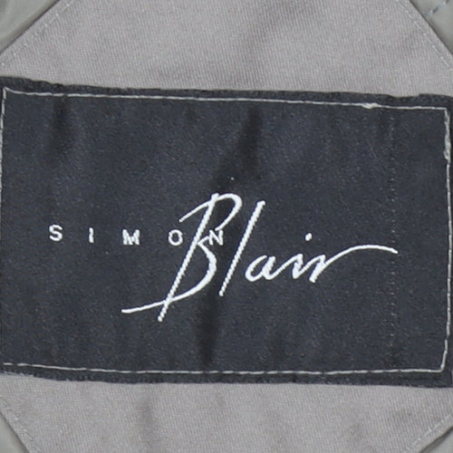 Simon Blair Women’s Beige Full Zip Lined Casual Jacket Size 12
