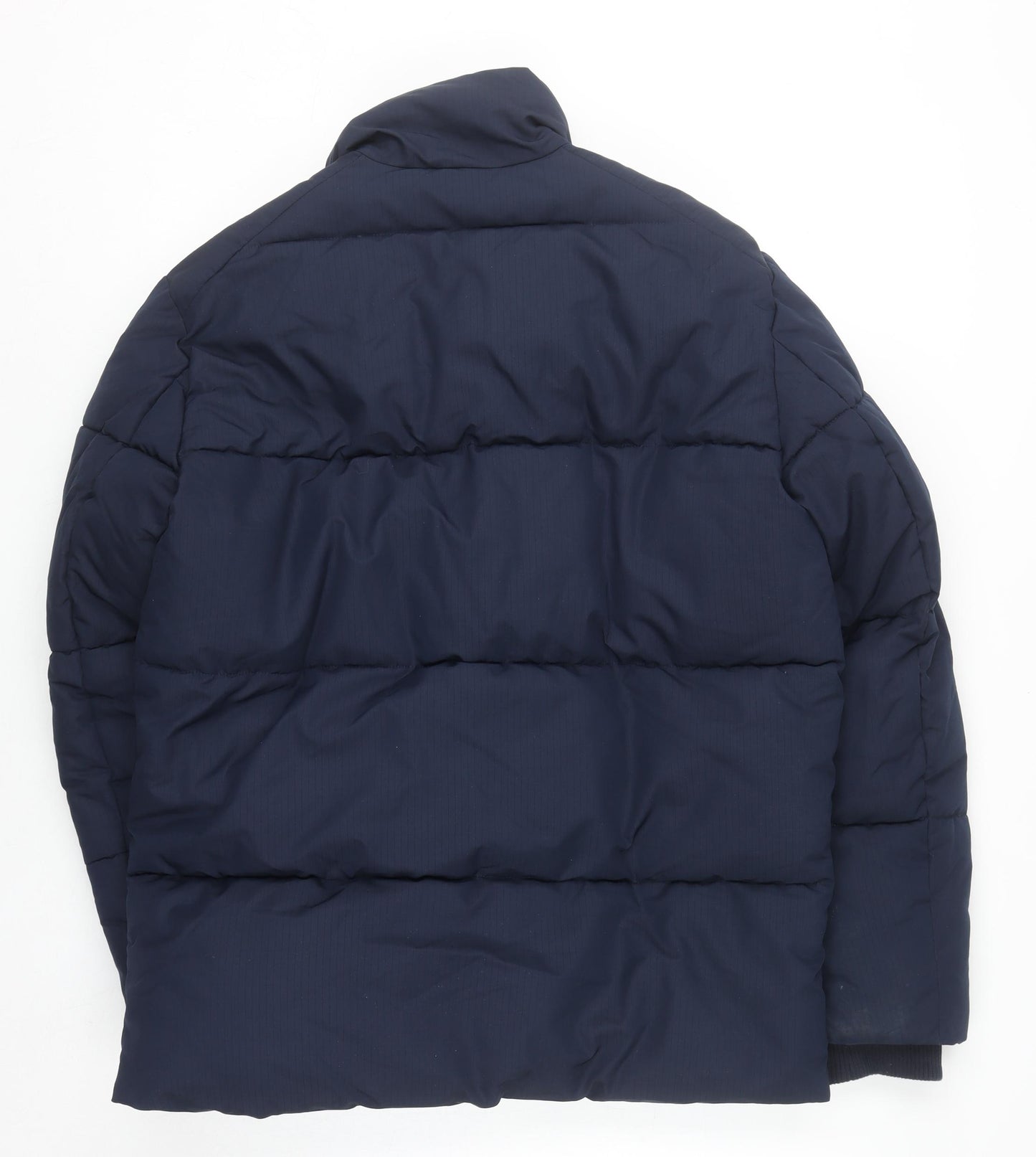 Marks and Spencer Men’s Blue Puffer Jacket M Regular Fit Winter Coat