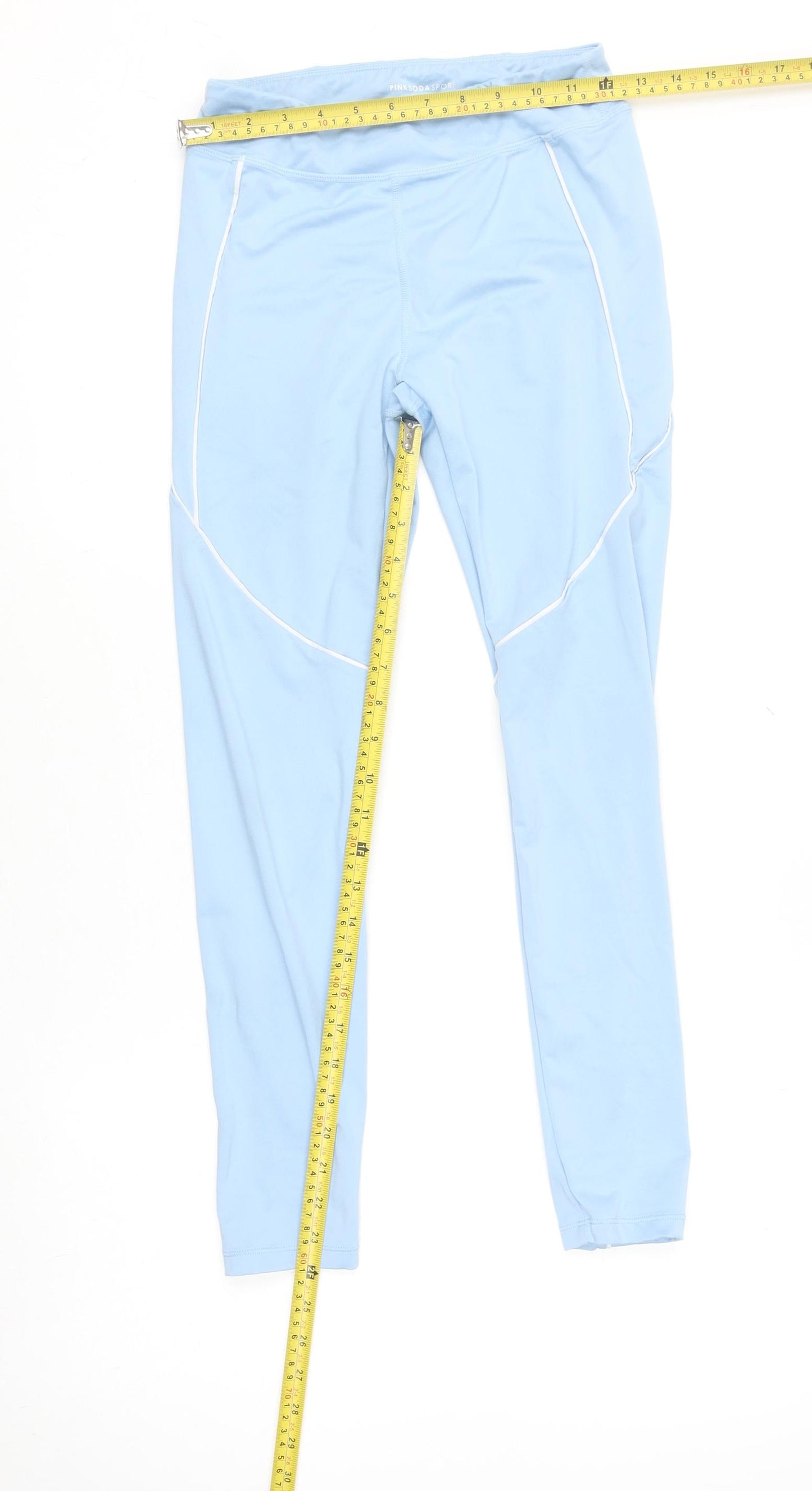 Pink Soda Sport Girls Blue Ankle Leggings 14-15 Years Activewear