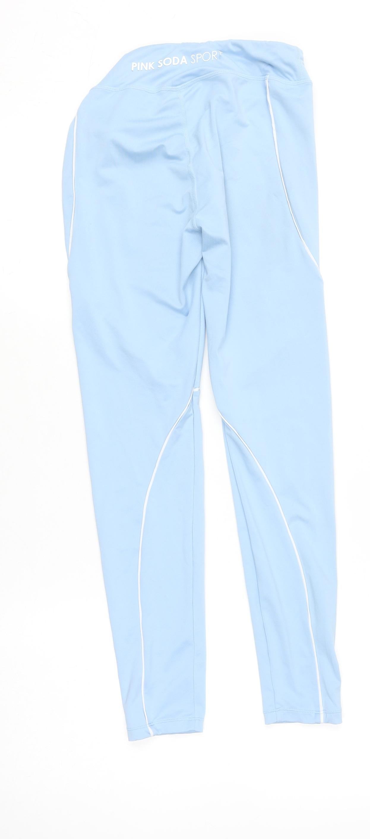 Pink Soda Sport Girls Blue Ankle Leggings 14-15 Years Activewear