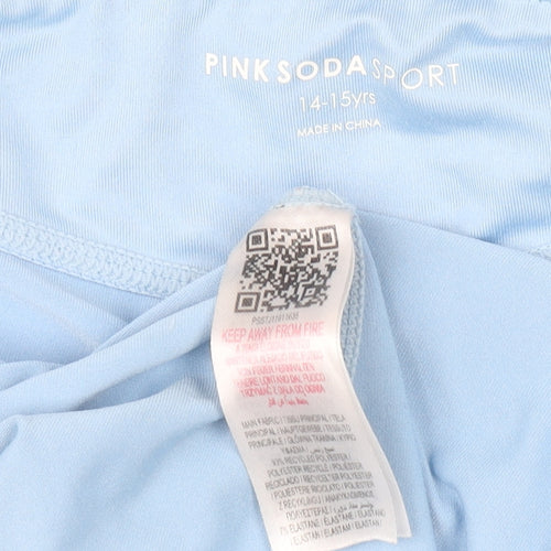 Pink Soda Sport Girls Blue Ankle Leggings 14-15 Years Activewear